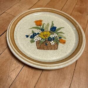 Set of 2 Japanese Stoneware Garden Banquet